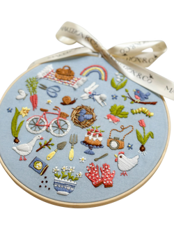 MakeBox & Co 30 Days of Spring Embroidery Kit - view 2, Multi