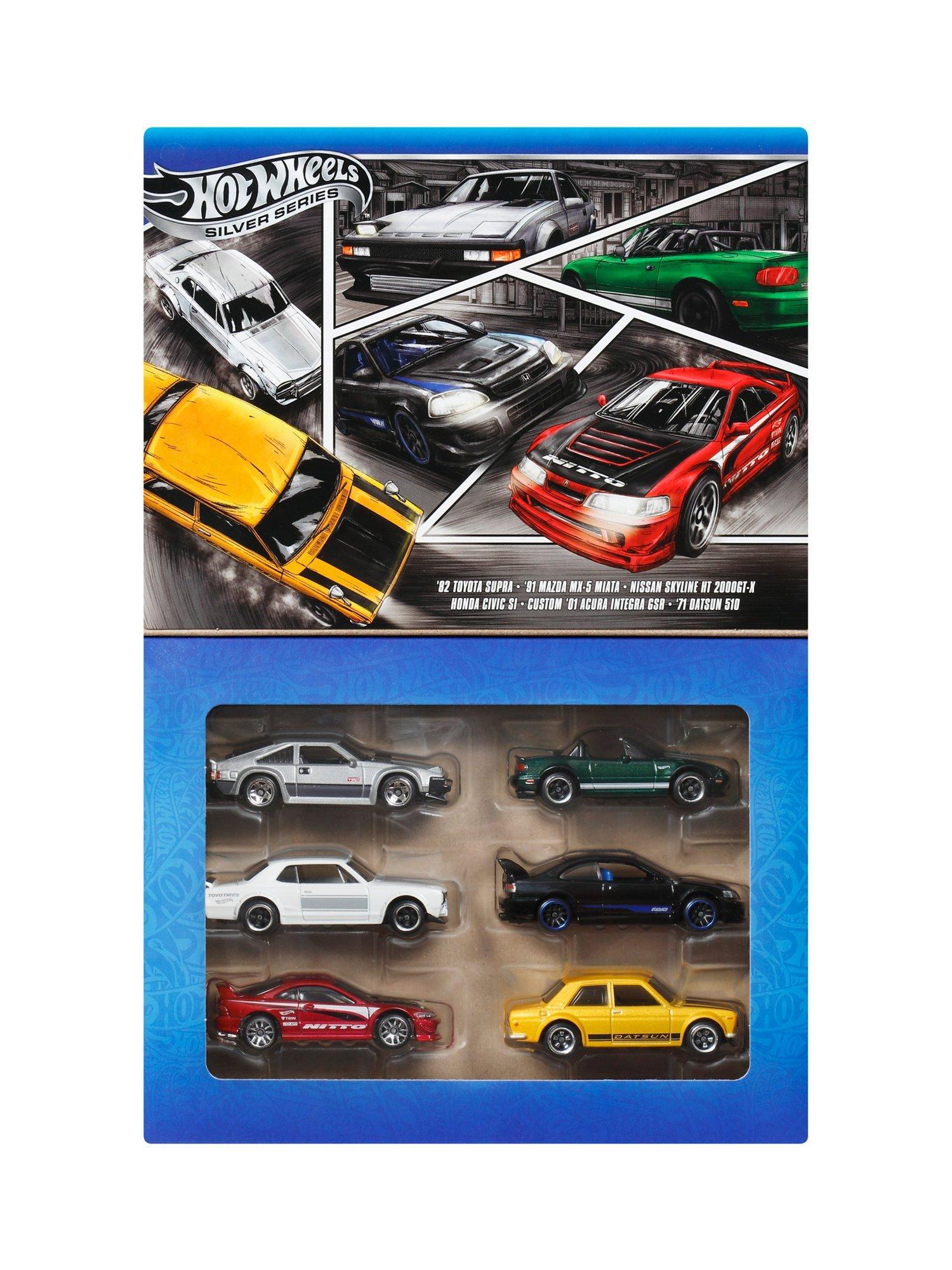 Hot Wheels Streets of Japan Toy Cars, Pack of 6
