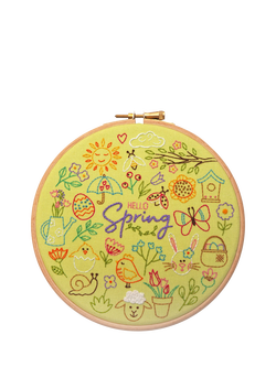 Oh Sew Bootiful Hello Spring Embroidery Kit, Multi