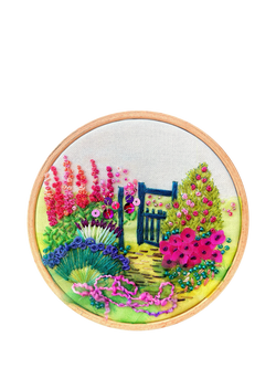Rowandean The Garden Gate Embroidery Kit, Multi