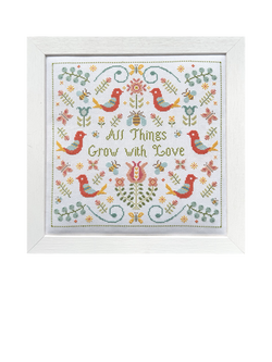 Historical Sampler Company All Things Grow With Love Sampler Kit, Multi