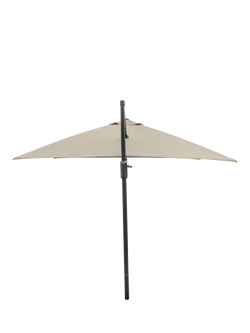 Pacific Challenger T2 Square Free-Arm Tilt Parasol & Wheeled Base with Cover, 3m, Champagne - view 2, Champagne