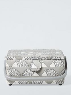 John Lewis Spike Medium Rectangular Sewing Basket - view 2, Grey