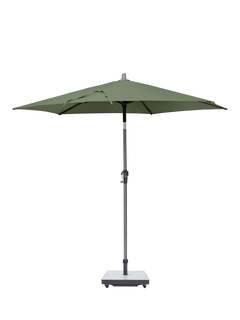 Pacific Riva Centre Pole Round Parasol & Base with Cover, 2.5m, Olive