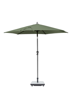 Pacific Riva Centre Pole Round Parasol & Base with Cover, 2.5m, Olive