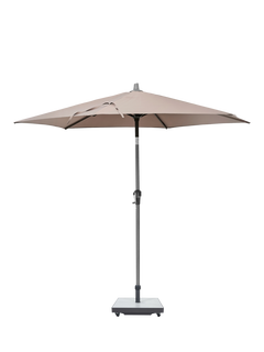 Pacific Riva Centre Pole Round Parasol & Base with Cover, 2.5m, Taupe
