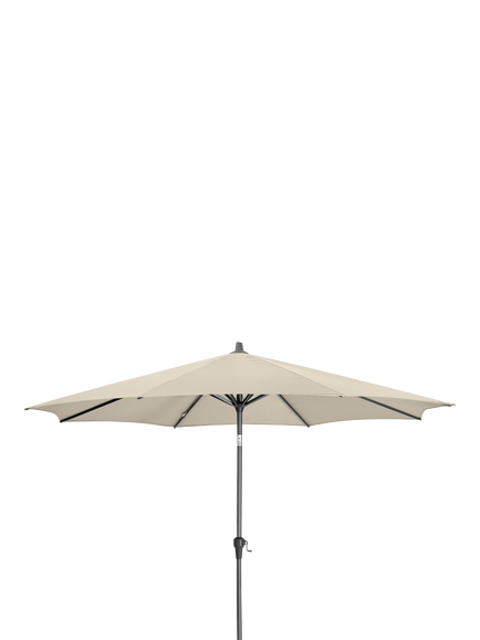 Pacific Riva Centre Pole Round Parasol & Base with Cover, 3m - view 2, Champagne