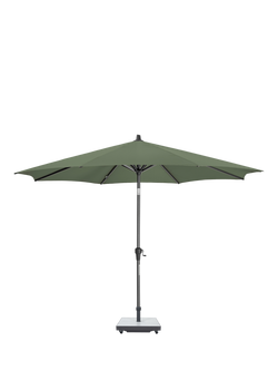 Pacific Riva Centre Pole Round Parasol & Base with Cover, 3m, Olive