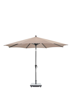 Pacific Riva Centre Pole Round Parasol & Base with Cover, 3m, Taupe