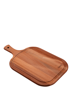 Tramontina Churrasco Stainless Steel Carving Knife & Fork Set with Board, 3 Piece - view 2, Brown