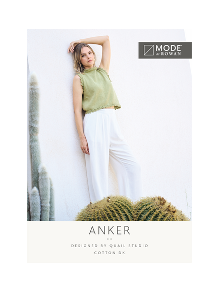 MODE at Rowan Anker Top Knitting Pattern, Multi
