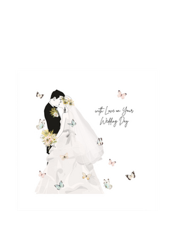 Five Dollar Shake Couple With Love Wedding Card, 