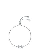 Ted Baker Florina Crystal Flower Adjustable Bracelet Silver