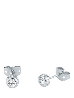 Ted Baker Sinee Mini Crystal Stud Earrings - view 2, Silver/Clear