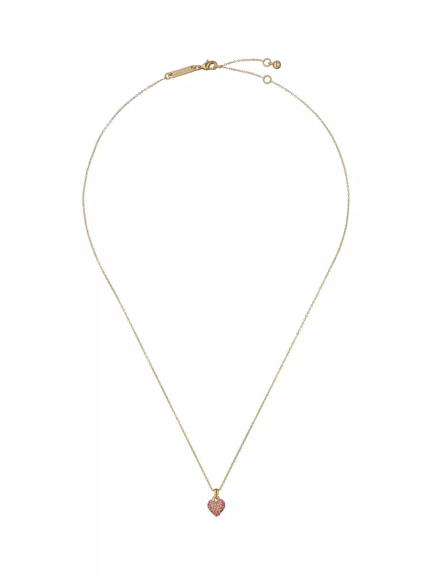 Ted Baker Adorina Crystal Sweetheart Pendant Necklace, Gold