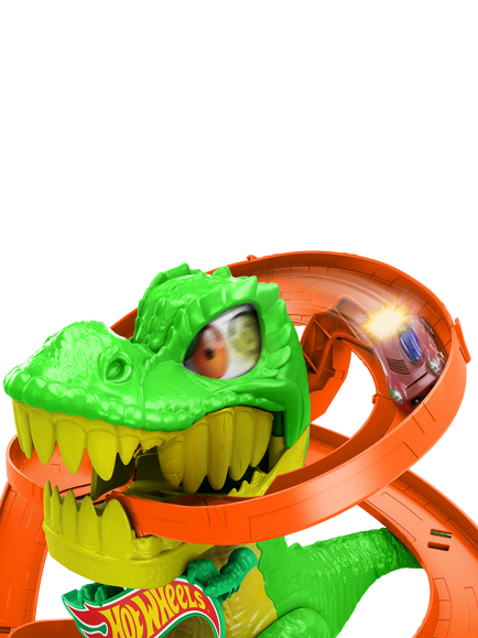 Hot Wheels City T-Rex Blaze Battle - view 2, Multi