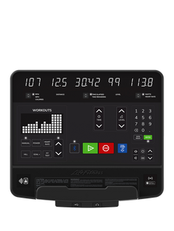 Life Fitness Club Series+ Elliptical Cross Trainer with Discover SL Console - view 2, Onyx Black