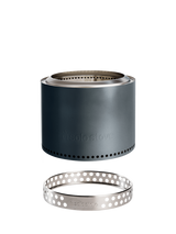 Solo Stove Bonfire 2.0 Stainless Steel Portable Smokeless Firepit & Stand, Gunmetal