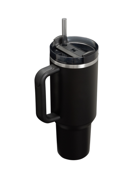 Stanley Quencher Stainless Steel FlowState Tumbler, 1.18L - view 2, Black