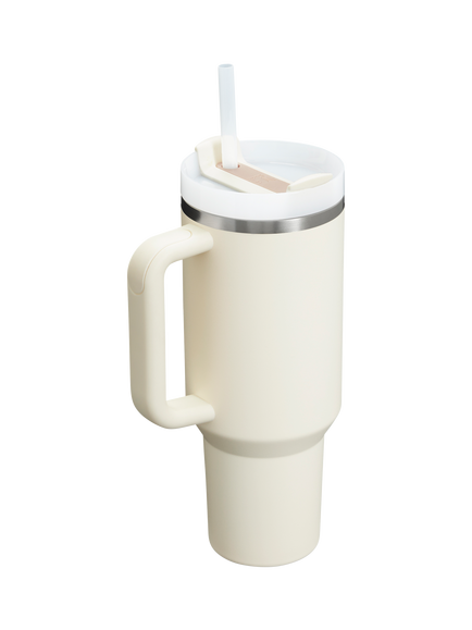 Stanley Quencher Stainless Steel FlowState Tumbler, 1.18L - view 2, Cream