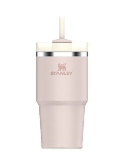 Stanley Quencher Stainless Steel FlowState Tumbler, 600ml, Rose Quartz