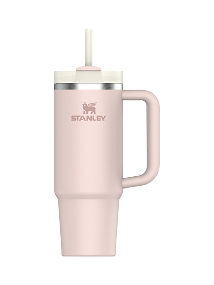 Stanley Quencher Stainless Steel FlowState Tumbler, 890ml, Rose Quartz