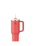 Stanley Quencher Stainless Steel FlowState Tumbler, 1.18L, Hot Coral
