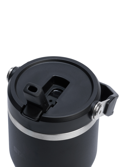 Stanley IceFlow Flip Straw Stainless Steel Leak-Proof Tumbler, 590ml - view 2, Black