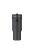 Stanley IceFlow Flip Straw Stainless Steel Leak-Proof Tumbler, 890ml, Black