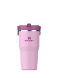 Stanley IceFlow Flip Straw Stainless Steel Leak-Proof Tumbler, 590ml, Cherry Blossom