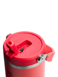 Stanley IceFlow Flip Straw Stainless Steel Leak-Proof Tumbler, 890ml, Hot Coral