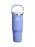 Stanley IceFlow Flip Straw Stainless Steel Leak-Proof Tumbler, 890ml, Hydrangea
