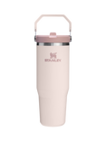 Stanley IceFlow Flip Straw Stainless Steel Leak-Proof Tumbler, 890ml, Rose Quartz