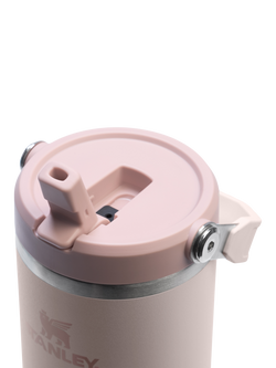 Stanley IceFlow Flip Straw Stainless Steel Leak-Proof Tumbler, 890ml - view 2, Rose Quartz