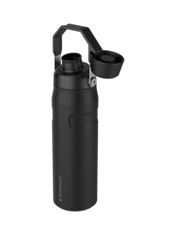 Stanley AeroLight Double Wall Insulated Stainless Steel Drinks Bottle, 709ml - view 2, Black