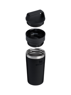 Stanley Cafe To-Go Insulated Leak-Proof Stainless Steel Travel Mug, 355ml - view 2, Black
