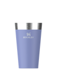 Stanley Adventure Vacuum Insulated Stainless Steel Beer Pint Tumbler, 470ml, Hydrangea