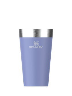 Stanley Adventure Vacuum Insulated Stainless Steel Beer Pint Tumbler, 470ml, Hydrangea