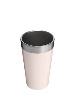Stanley Adventure Vacuum Insulated Stainless Steel Beer Pint Tumbler, 470ml - view 2, Rose Quartz