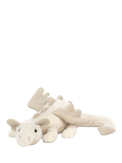 Jellycat Snow Dragon Soft Toy, Small