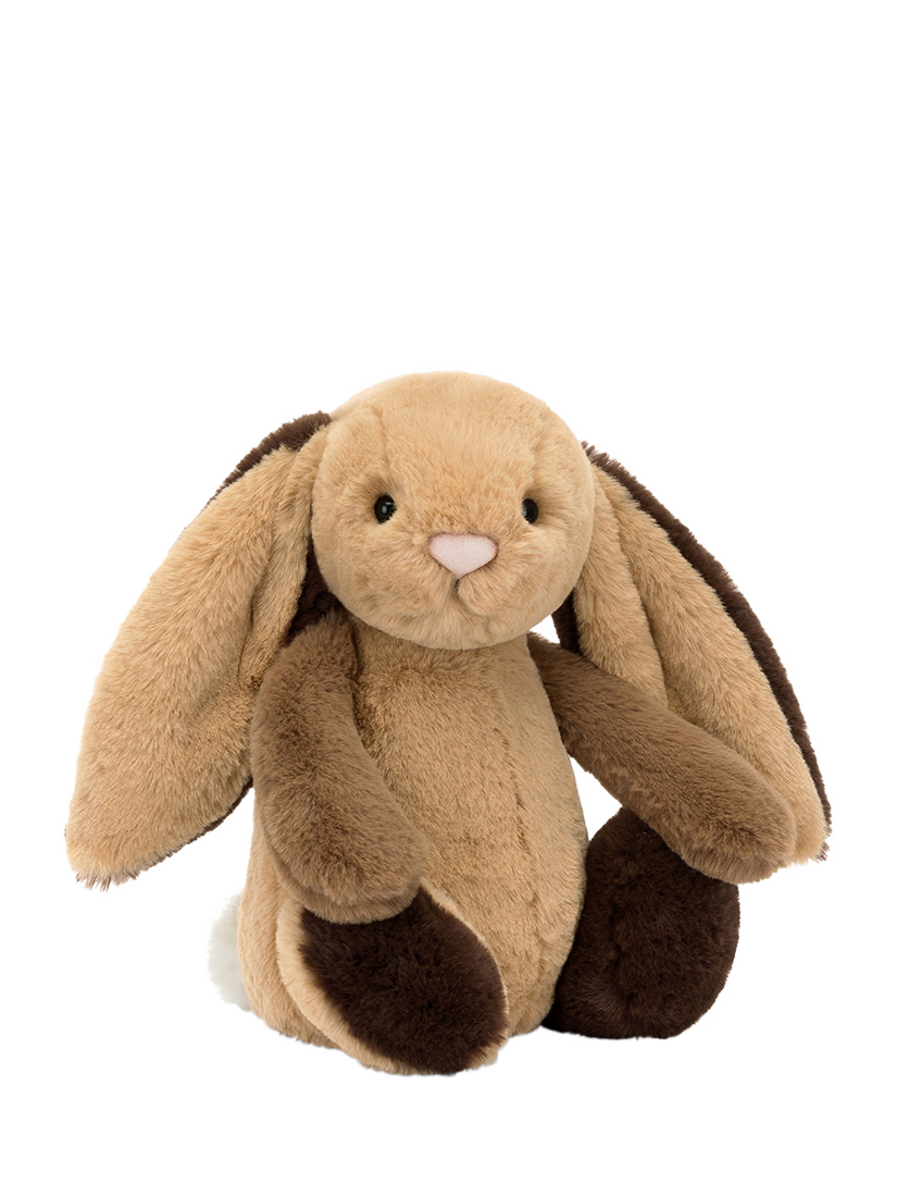 Jellycat Bashful Patchwork Brown Bunny Soft Toy