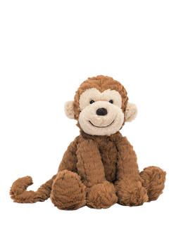 Jellycat Fuddlewuddle Monkey Soft Toy, Medium, Multi