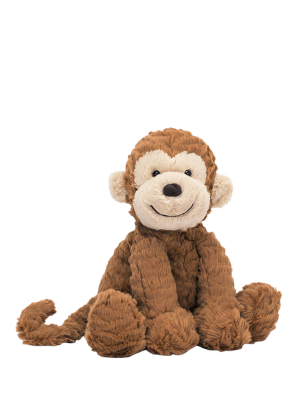 Jellycat Fuddlewuddle Monkey Soft Toy, Medium, Multi