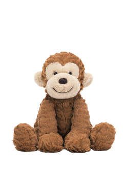 Jellycat Fuddlewuddle Monkey Soft Toy, Medium - view 2, Multi