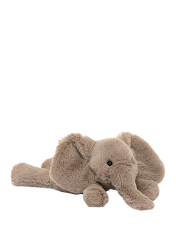 Jellycat Smudge Elephant Soft Toy, Tiny, Multi