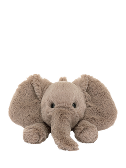 Jellycat Smudge Elephant Soft Toy, Tiny - view 2, Multi