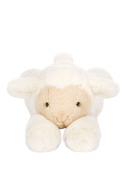 Jellycat Smudge Lamb Soft Toy, Medium - view 2, Multi