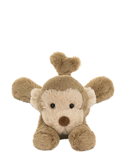 Jellycat Smudge Monkey Soft Toy, Tiny - view 2, Multi