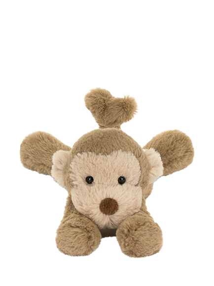 Jellycat Smudge Monkey Soft Toy, Tiny - view 2, Multi