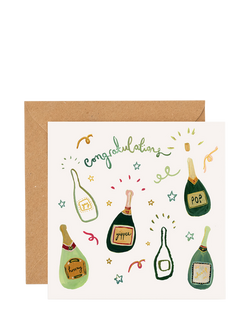 Louise Mulgrew Designs Bottles Congratulations Card, 